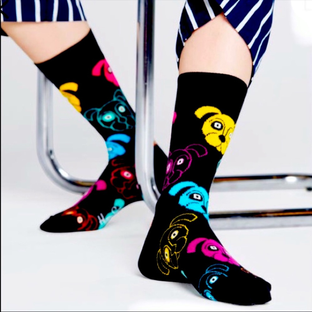 New Happy Socks Dogs Sokken
